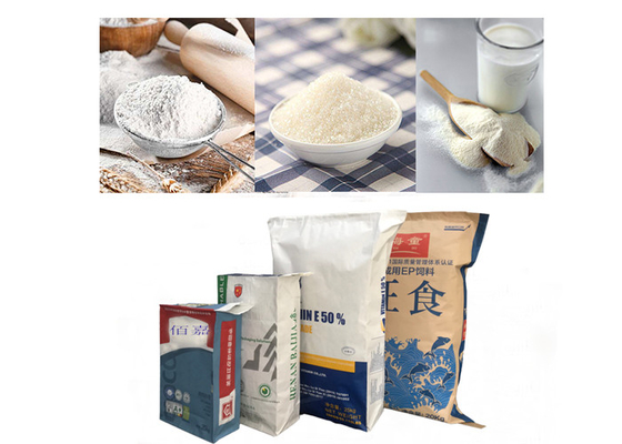 клапан 15kg 20Kg 25kg 50kg Kraft бумажный кладет упаковывая кафельный прилипатель в мешки с вашим собственным логотипом