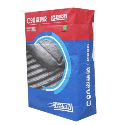 сумка клапана 95gsm Kraft бумажная 2 слоя Semi раздвижного