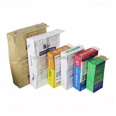 Промышленные многостенные бумажные пакеты Kraft с преимуществом мастерской Gmp