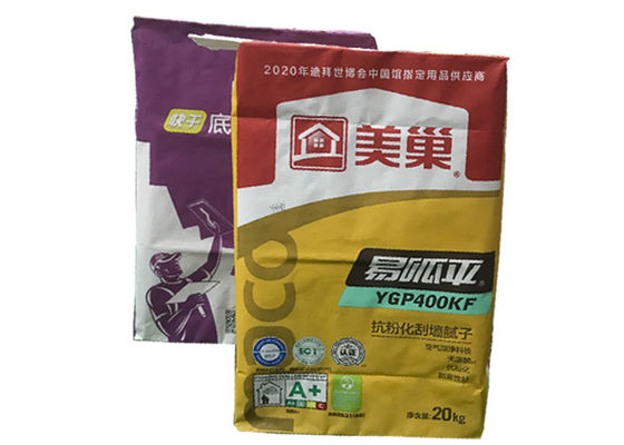 Подгонянный мешок сумки клапана 25kg Multiwall Kraft бумажный для крахмала маиса