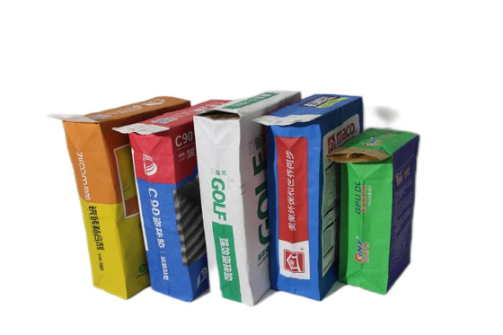 Напечатанные по заказу 7 цветов Kraft Paper Packaging Bags на заказ Закрытие и форма
