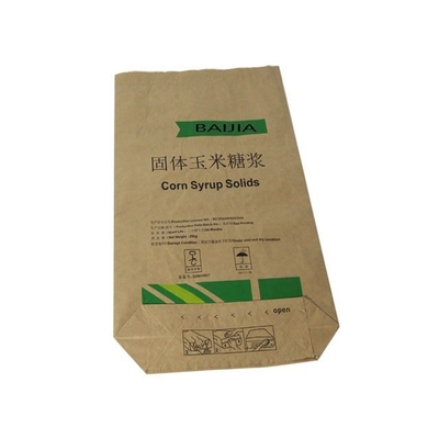 Бумажные мешки Kraft муки мозоли ISO 5kg для упаковки пшеничной муки