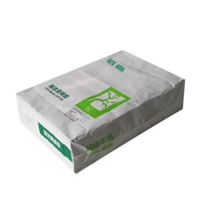 Белое наклеенное печатание сумки 25kg 50kg Flexo муки риса бумажных мешков Multiwall клапана