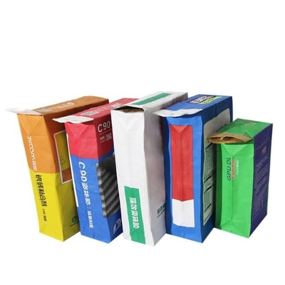 GMP наклеил утечку сумок бумажных мешков 20kg 25kg Multiwall клапана химическую упаковывая не