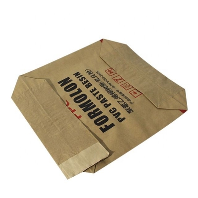 сумка клапана 95gsm Kraft бумажная 2 слоя Semi раздвижного