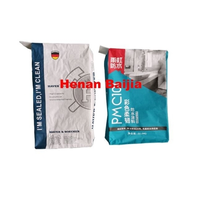 Подгонянные бумажные мешки Multiwall Kraft цемента для керамического кафельного строительного материала