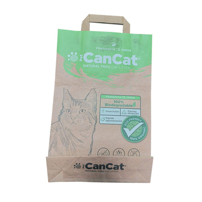 Ориентированная на заказчика корма кота качества еды 5Liter Biodegradable кладет Eco в мешки дружелюбное