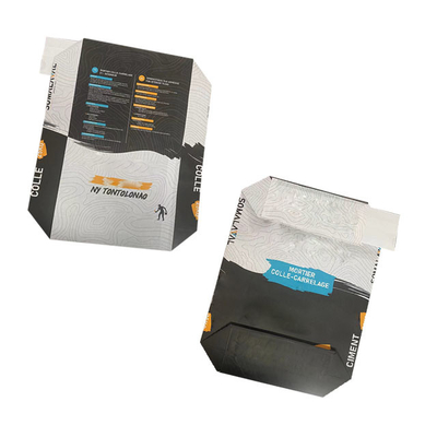 Flexo печатая химический наклеенный фильм PE бумажных мешков Multiwall клапана 2 слоя