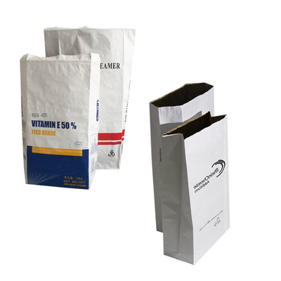 Recyclable сумка сахара муки риса питания любимца 3 бумажных мешков Multiwall Kraft слоя