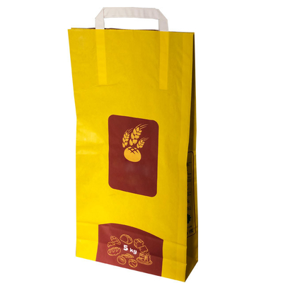Бумажный мешок 3kg 5kg 20kg 7lb 15lb 20lb 25lb Kraft сумки сора кота бентонита OEM