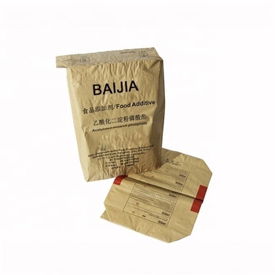 мешки клапана бумаги 15kg 20kg напечатанные таможней Multiwall Kraft для пакета бумаги цемента