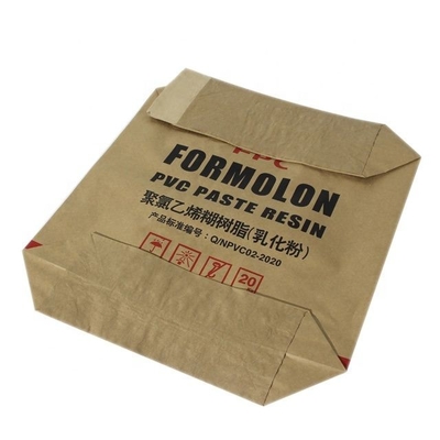 Многофункциональные бумажные мешки 2-3ply Multiwall Kraft для глины диатомной земли зернистой