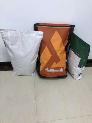 Бумажные пакеты с зажатым дном с печатью
