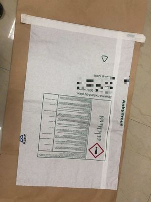 Специально сшитые бумажные пакеты с открытым ртом для кормов для животных и добавки