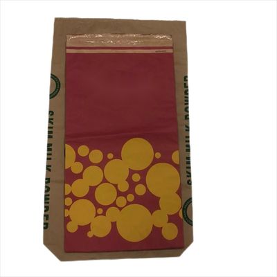 Специально напечатанные многостенные бумажные пакеты Kraft Bag с встроенным PE