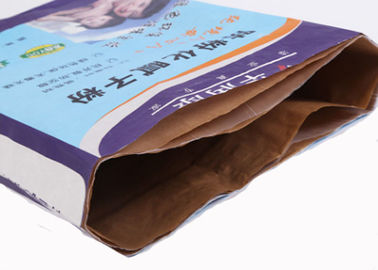 Пользы молочного продучта плоского дна бумажных мешков клапана рта Споут химические аграрные