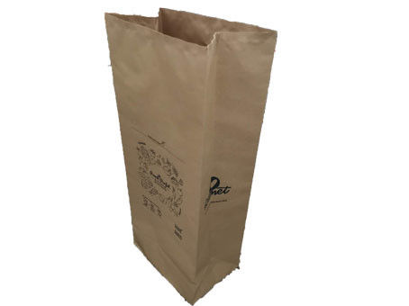 Био-Degradable Браун 2 курсирует сумку отхода двора бумаги 25kg