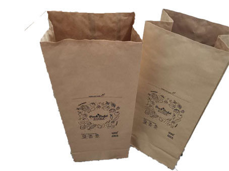 30 Gl 120gsm 10kg наклеили бумажные мешки лужайки Multiwall клапана