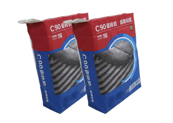 Подгонянный бумажный мешок мешков 50kg Kraft бумаги стены логотипа 25kg Multi