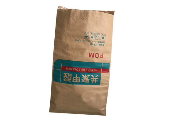 зашитая 20kg открытая печать Flexo бумажных мешков Multiwall рта 10kg