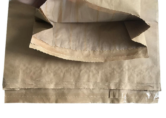 Biodegradable бумажные мешки рта слоев двойника 60gsm открытые с дном щипка