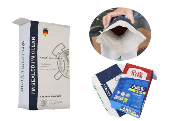 20kg 25kg наклеило мешок бумаги сахара крахмала сумки клапана Kraft бумажный упаковывая