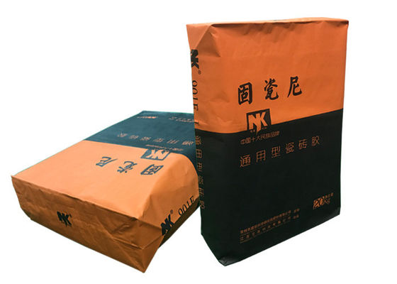 бумажные мешки 4ply Multiwall Kraft для водостойкого порошка замазки