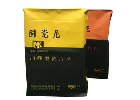 бумажные мешки 4ply Multiwall Kraft для водостойкого порошка замазки