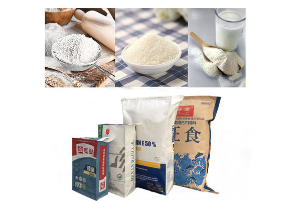 сумки сухого молока муки бумажных мешков 10kg 15kg 25kg 50kg Multiwall Kraft упаковывая