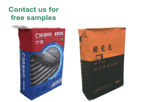 25kg 3 наслаивают белый клапан бумаги Kraft кладут упаковывая мешки в мешки