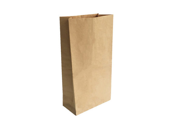 мешки Kraft риса 25kg Брауна Multiwall повторно использованные бумажными мешками бумажные
