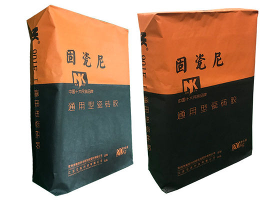 20kg 25kg 3ply Valve Paper Bags For Packaging Powder Material