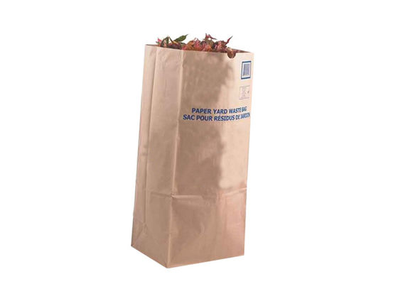 Сверхмощные бумажные бумажные мешки лужайки и лужайки Multiwall Kraft выжимк 25 Kg