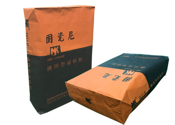 Подгонянные цемента клапана Kraft мешков бумаги стены логотипа 25kg сумки 50kg Multi упаковывая