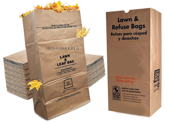 Браун Biodegradable Flexo печатает бумажные сумки Multiwall выжимк