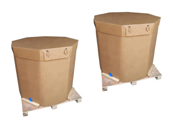 Recyclable бумажный жидкостный контейнер 220l танка пакета IBC с клапаном