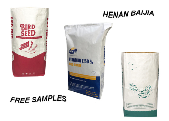 Таможня 3 угля курсирует мешки Kraft бумажные biodegradable 25kg